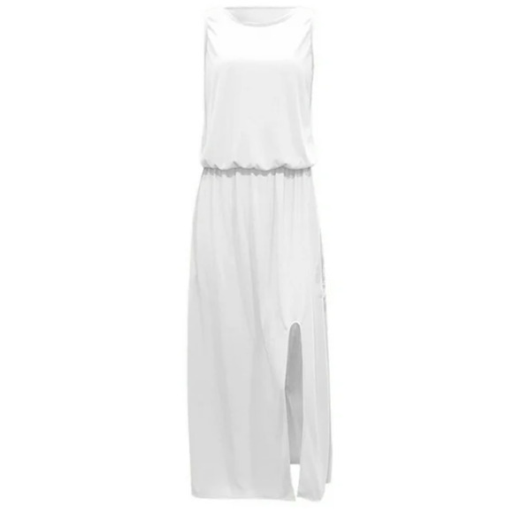 - Chicgenes Amelia –Casual Beachwear T-shirt Maxi Dress with pockets - Picture 5 of 5